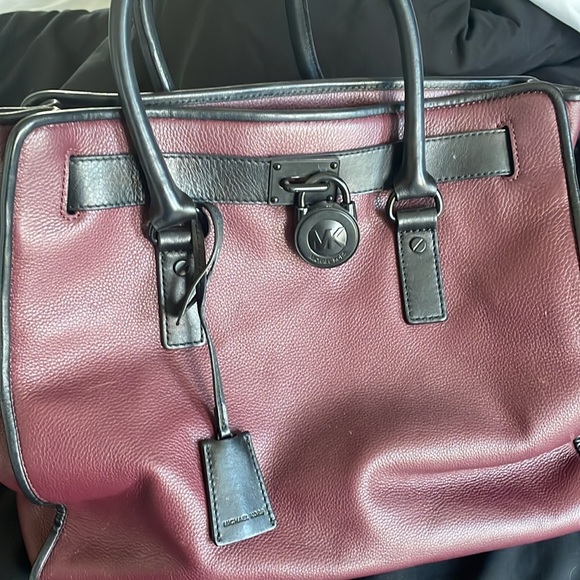 Michael Kors all leather sat satchel - Picture 2 of 6